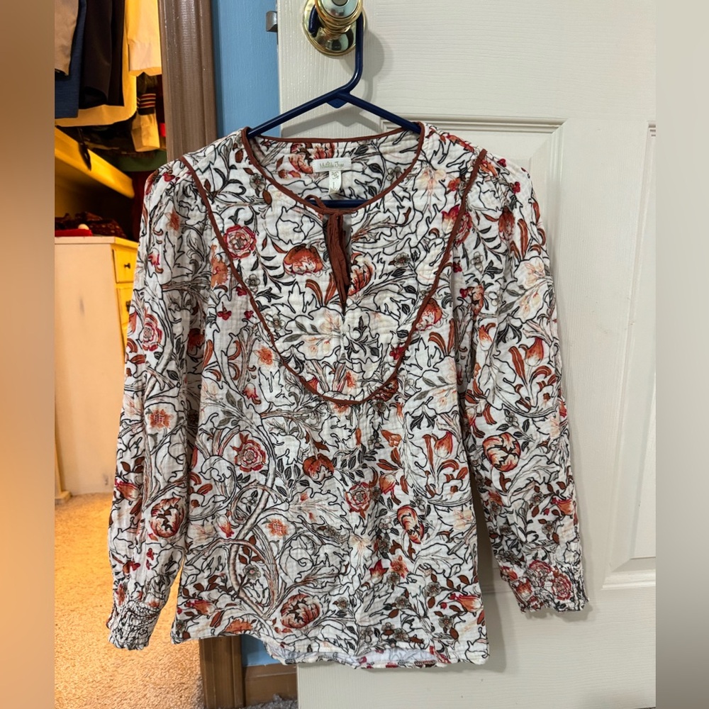 Matilda Jane Floral Long Sleeve Women's Top